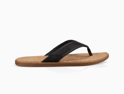 UGG Seaside Flip Slides for Mens - Black India